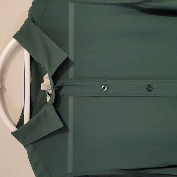 H&M Green Button Up Blouse - Picture 3 of 6